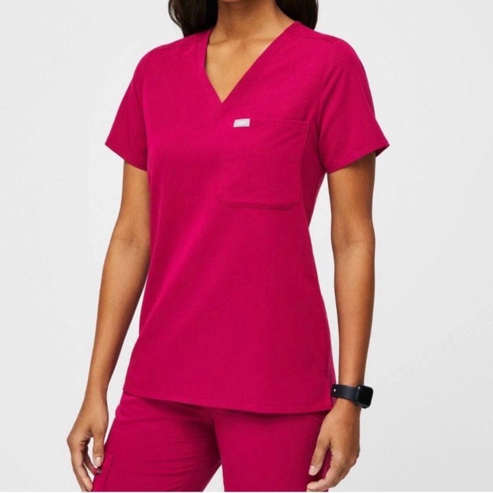 Ultra rose size small figs scrubs